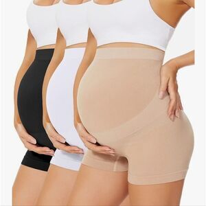 Belevation Mama Mid-Thigh Short - Comfortable Tummy Control Shapewear sz L